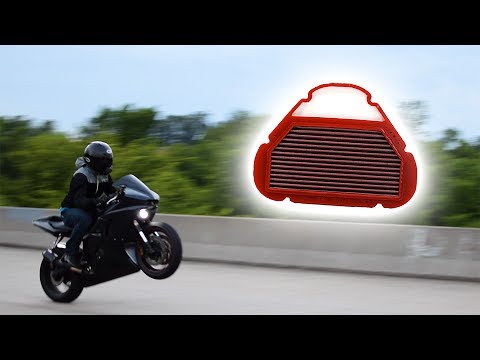 FASTER Motorcycle with Race Air Filter?