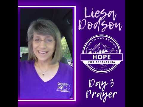 Hope for Appalachia Virginia - 2023 Prayer & Purple Shirt Week: Day 3 Prayer