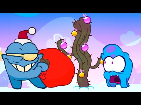 Capa de As Histórias do Om Nom ⭐ Congelamento de Natal  ⭐ Desenhos Animados Engraçados Para Crianças