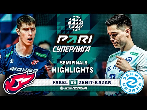 Волейбол Fakel vs. Zenit-Kazan | HIGHLIGHTS | Semi-Finals | Round 3 | Pari SuperLeague 2024