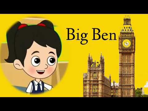 Big Ben for kids : Famous World  Landmarks for Children