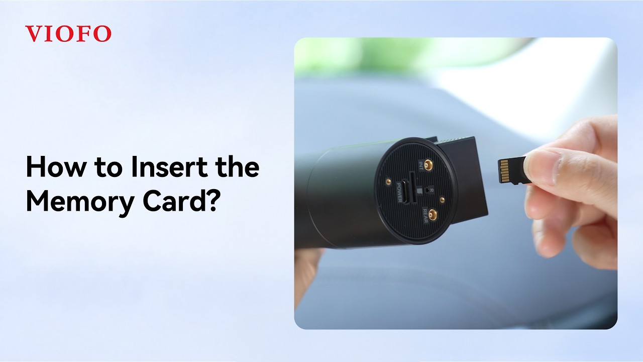 How to Insert the Memory Card?