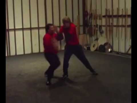 Unarmed disarming counters against vertical cuts from a lonsword.