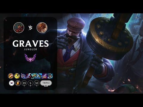 Graves Jungle vs Taliyah - KR Master Patch 12.22