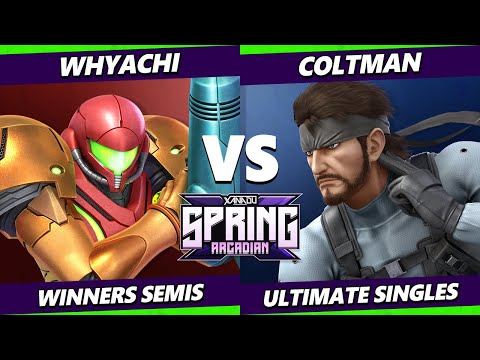 Spring Arcadian TOP 8 - Whyachi (Samus) Vs. Coltman (Snake) Smash Ultimate - SSBU