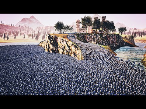 Crusaders Lay Siege To Castle | Ultimate Battle Simulator | UEBS