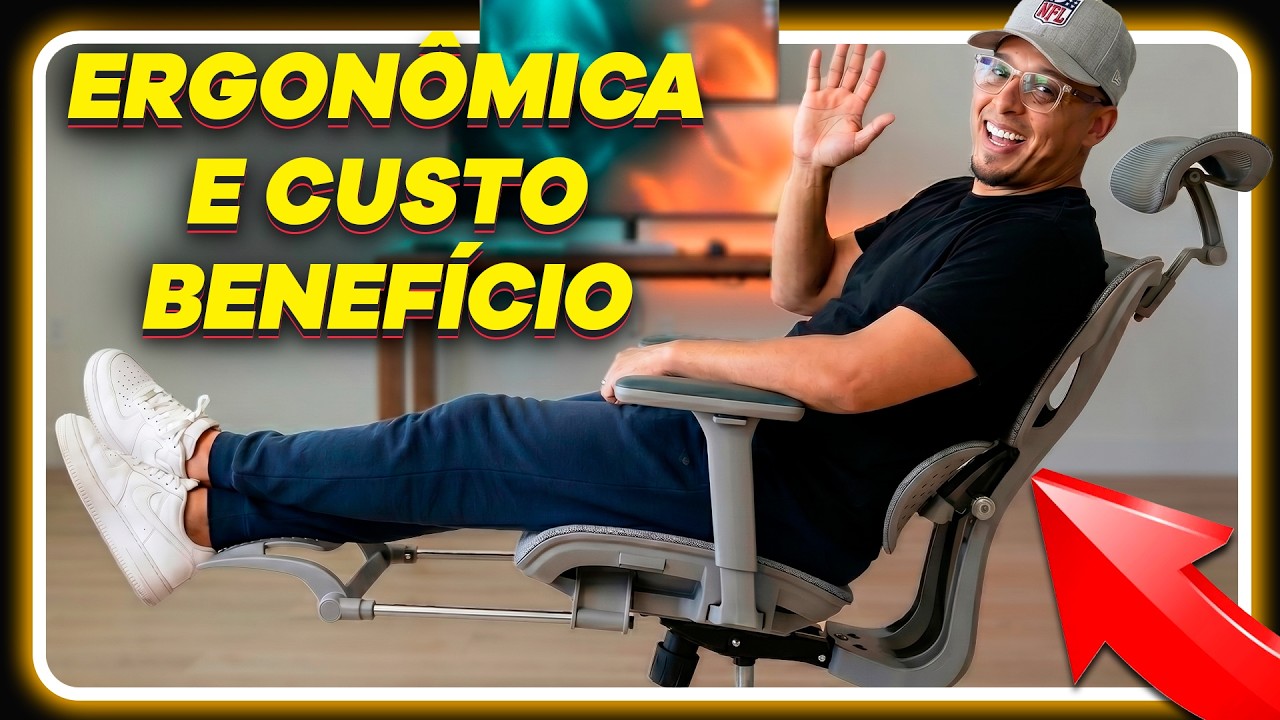 Cadeira ergonômica BARATA que parece de Luxo! Cadeira COMFY Orion
