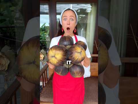 I Thought It Was a Big Mangosteen, but It Turned Out to Be… a Very Exotic Fruit #IceApple