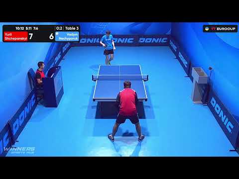10:45 Yurii Shchepanskyi - Vadym Nechyporuk 04.09.2023 TT Euro.Cup  Ukraine Star. TABLE 3