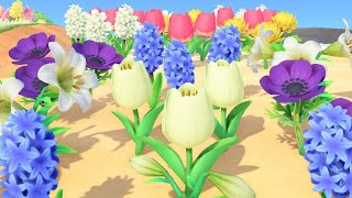 かわいいお花の配色って？【あつ森】