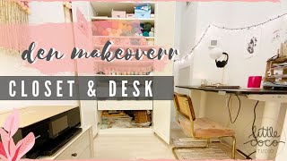 Small apartment den / office makeover | Budget Friendly | Vlog