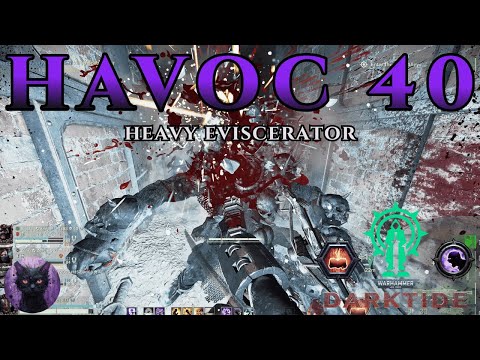Zealot - Heavy Eviscerator Mk XV & Flamer | Havoc 40 Gameplay | Darktide