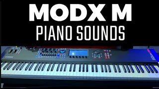 Video thumbnail for New Yamaha MODX M Piano Sounds Demo by Steve Dare Piano