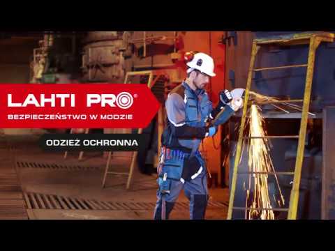 Lahti Pro Darbinė striukė Lahti Juoda/Pilka/Mėlyna XXXL video
