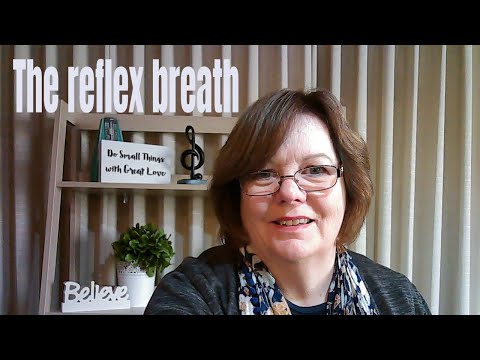 The reflex breath/breathing for singing