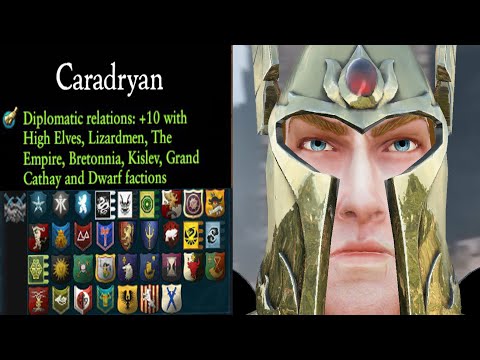 Caradryan, the New Legendary Diplomat Hero of the High Elves added in Tides of Torment DLC