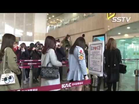 [SSTV] 150304 SNSD - Gimpo Airport