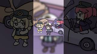 【手描き】犯罪を見逃してイキリたおすスバル署長 #大空スバル #角巻わため #さくらみこ #holoGTA  #vtuber #ホロライブ #手書き #shorts  #hololive