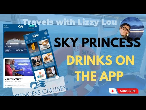 PRINCESS CRUISE DRINKS ON THE APP!!!!
