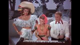 Esther Williams and Van Johnson singing in Portuguese