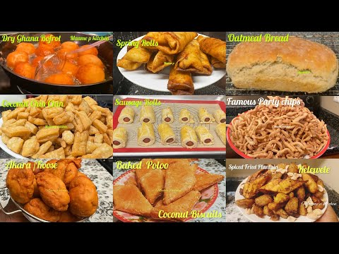 Easy snacks to make at home recipes | Ghanaian street food recipes | Ghana Pastries/ Ghana meat pie