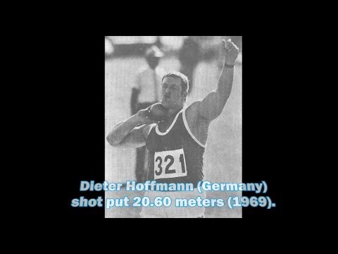 Dieter Hoffmann Germany shot put 20 60 meters 1969