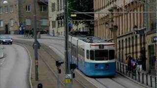 preview picture of video 'Trams in Gothenburg Sweden. Straßenbahn Göteborg Schweden 2011'