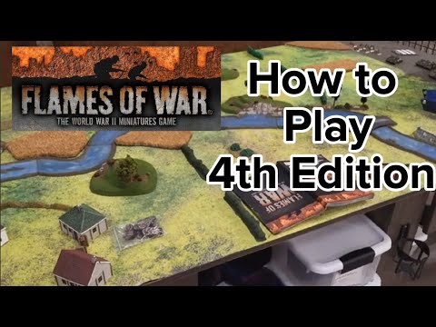 How to play Flames of War 4th Edition (FOW)