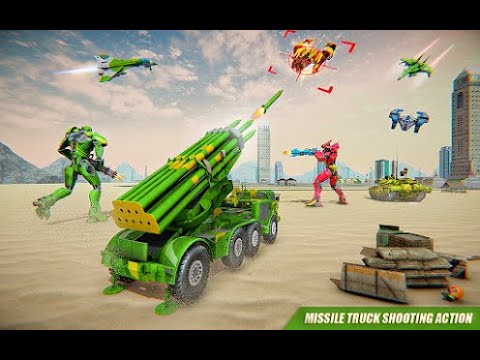 Army Truck Robot Car Game 3d | Android & ios Gameplay #CombatStudio
