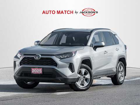 2025 Toyota RAV4 Hybrid LE AWD in Silver for sale at Jackson's Toyota in Barrie, ON