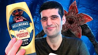 Comi a MAIONESE STRANGER THINGS sabor QUEIJO SINISTRO