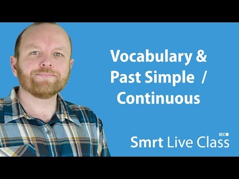 Vocabulary Past Simple Continuous Intermediate English with Mark 12