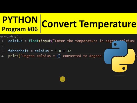 Python Program 6 Convert Celsius To Fahrenheit In Python