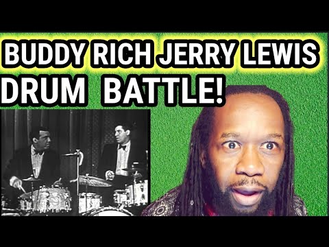 BUDDY RICH AND JERRY LEWIS DRUM BATTLE REACTION