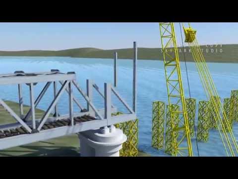 Bhagirathi Bridge Construction Animation for GPT GROUP_ www.skylarkstudio.co.in