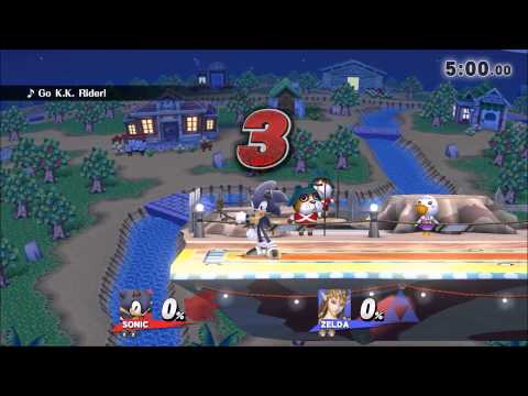 GX Training SM4SH Zash (Sonic) Vs Fairess (Zelda) WR4