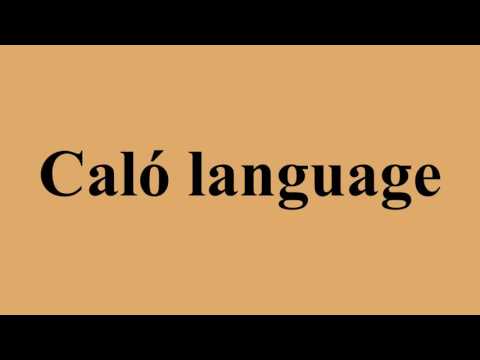 Caló language