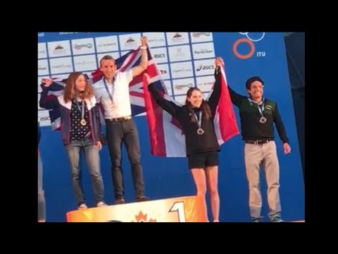 Premiación. Campeonato Mundial de Duatlón. Penticton 2017