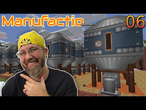 Lets Play Manufactio EP 6 - Oil Pump and Oil Refinery - Sheetmetal Fluid Tank - Gasoline Lubricant