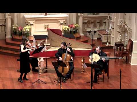 Bach Sonata in E Minor, Gigue; Natalie Carducci, baroque violin