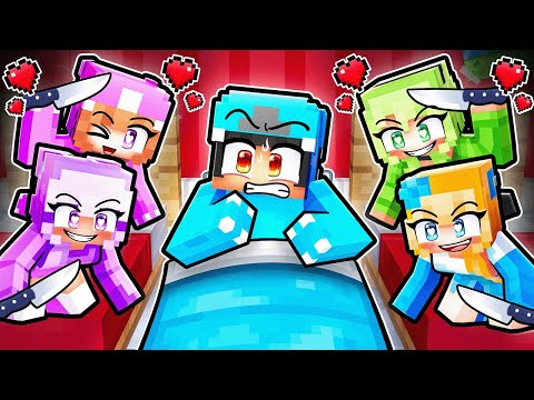 Omz and Girls SLEEPOVER in Minecraft!