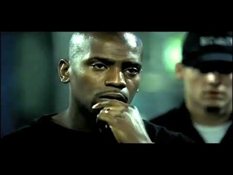 Dawn of the Dead (2004) official trailer frame hinting at the film’s brutal tone underscored by Johnny Cash and ironic mall muzak