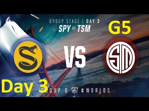 SPY vs TSM Game 1 Highlights - 2016 Worlds Group Stage - Day 3