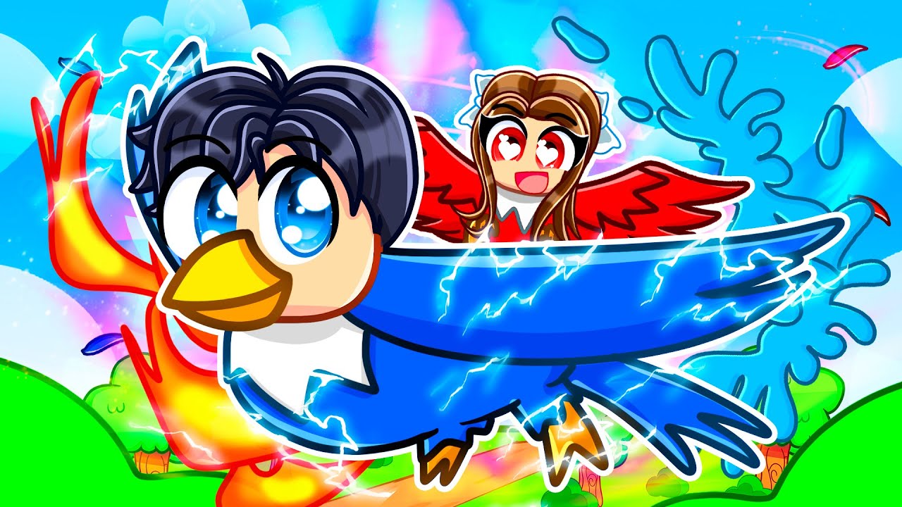Playing Roblox As A PROTECTIVE ELEMENTAL BIRD In Feather Family!