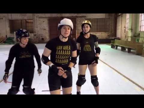 Bay Area Derby Training Vids: Jammer Stance w/ Stefanie Mainey