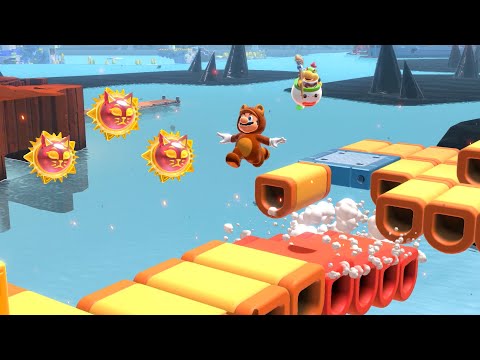 Bowser’s Fury 100% No Damage Guide Part 5 All 100 Cat Shine, Cat Shine Shard Gameplay Walkthrough
