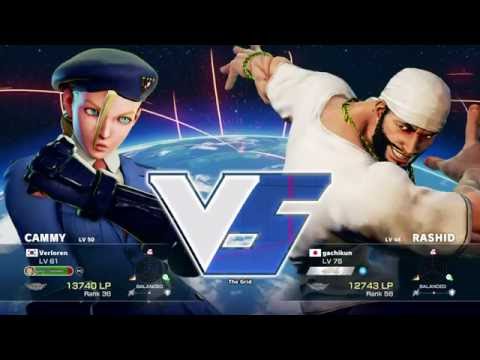 SFV - Verloren (Cammy) Vs gachikun (Rashid)