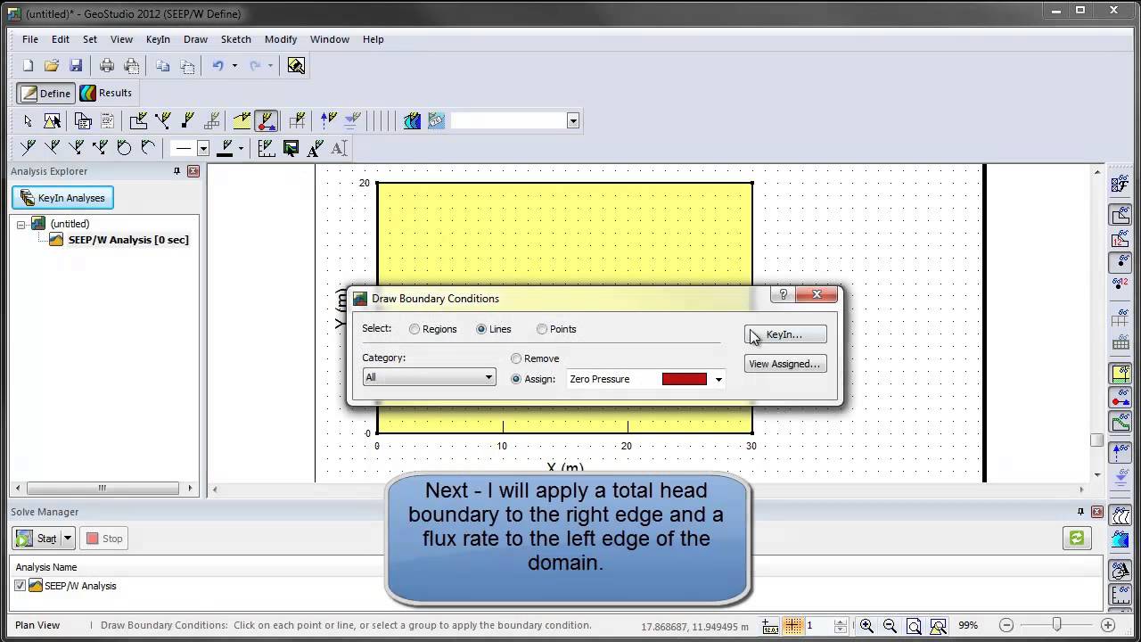 GeoStudio 2012: Plan View Analysis