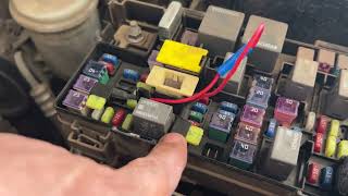 2011 Dodge Crank No start Fuel Pump Relay HACK QUICK FIX!!!