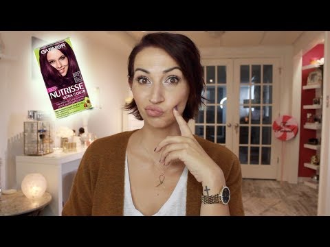 HOW I COLOR MY HAIR AT HOME | GARNIER NUTRISSE | YOUNG...